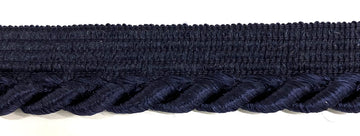 Large Twisted Cord w/Lip Piping Trimming - 6 Yards - Many Colors! (Navy)