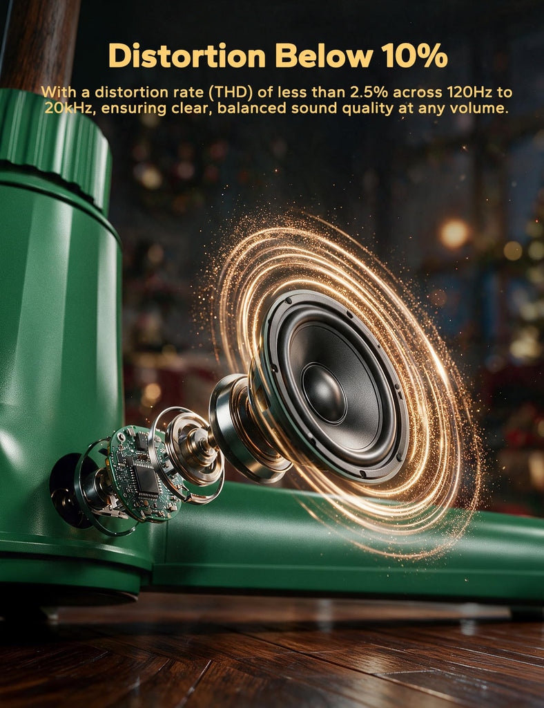Musical 360° Rotating Christmas Tree Stand with Remote, Fits 9ft/120lb