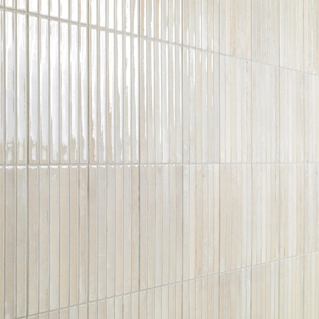 Porcelain Fluted Slat Wall Tile | Marino Cashmere Cream | 5" x 10"