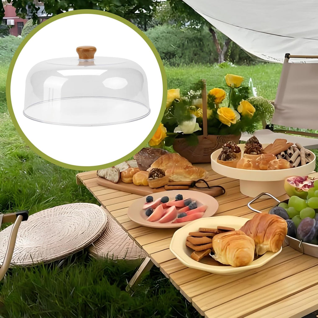 11 Inch Clear Cake Dome Cover, Acrylic Round Cake Stand Cover