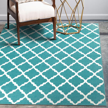 Washable Rug - Stain Resistant, Waterproof, Non-Slip - Pet & Family Friendly Machine Washable Indoor Rugs, RV