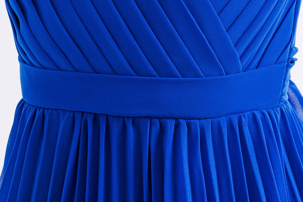 Flower Girls Wedding Guest Dress Junior Bridesmaid Formal Pageant Pleated Fancy Long Dresses Evening Party Gown