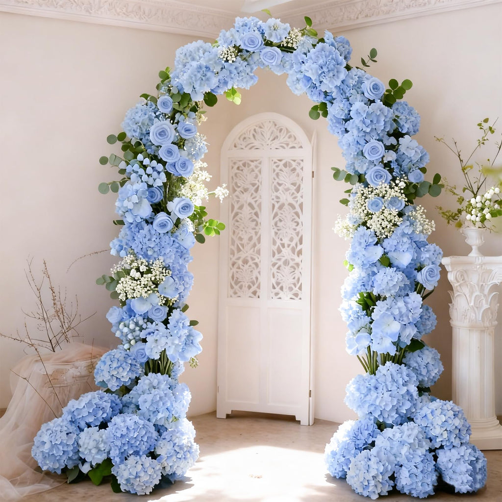 100 Pcs Faux Blue Artificial Bulk Fake