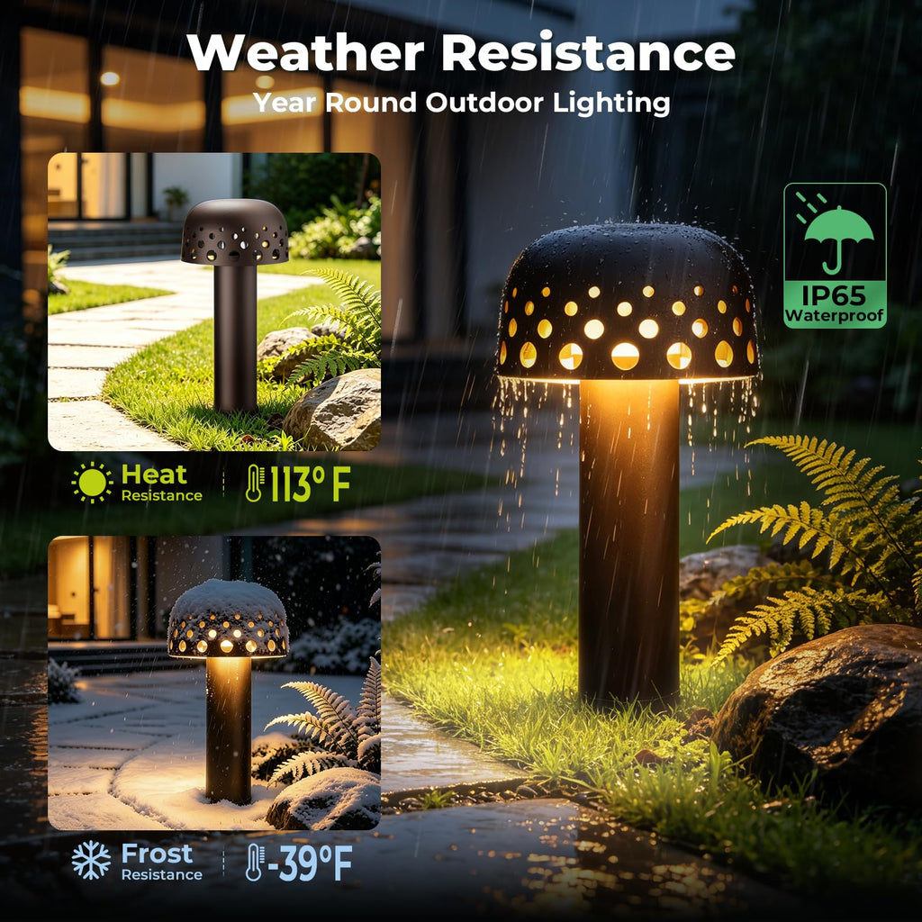 Low Voltage Landscape Lighting, 12V LED Path Lights 6 Pack