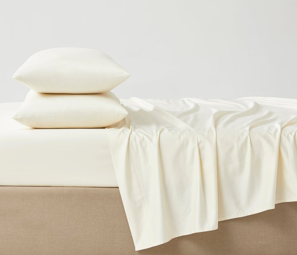 Luxury Cotton 800 Thread Count Supima Cotton 4-Piece Sheet Set, King, Ivory
