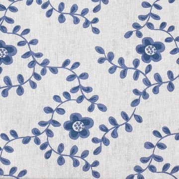 3.17~3.3 Yards Linen Floral Fabric, 60 Inch Wide Decorative Fabric for Upholstery, Clothing Sewing and DIY Crafts