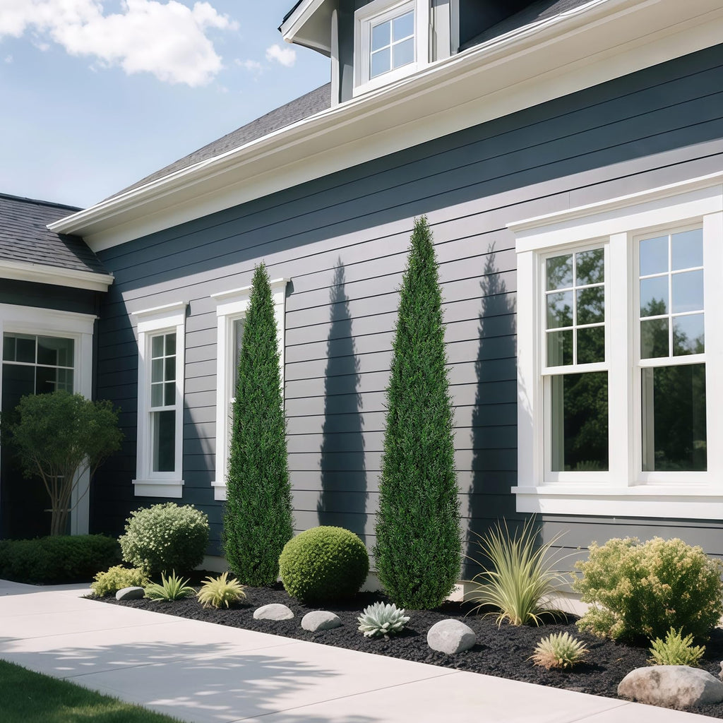 Cedar Trees for Outdoors 6 ft Faux Cypress Topiary