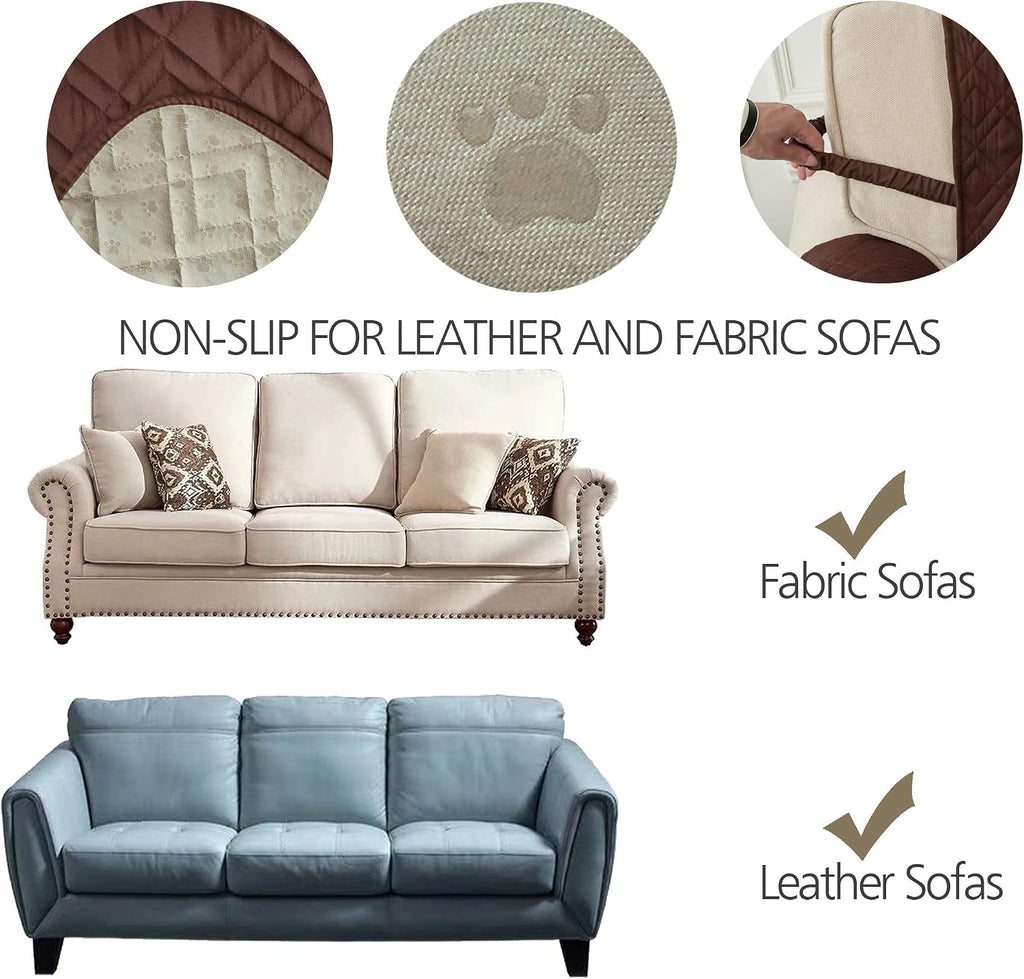 Waterproof Nonslip Recliner Cover Stay in Place, Dog Chair Cover Furniture Protector, Ideal Recliner Slipcovers