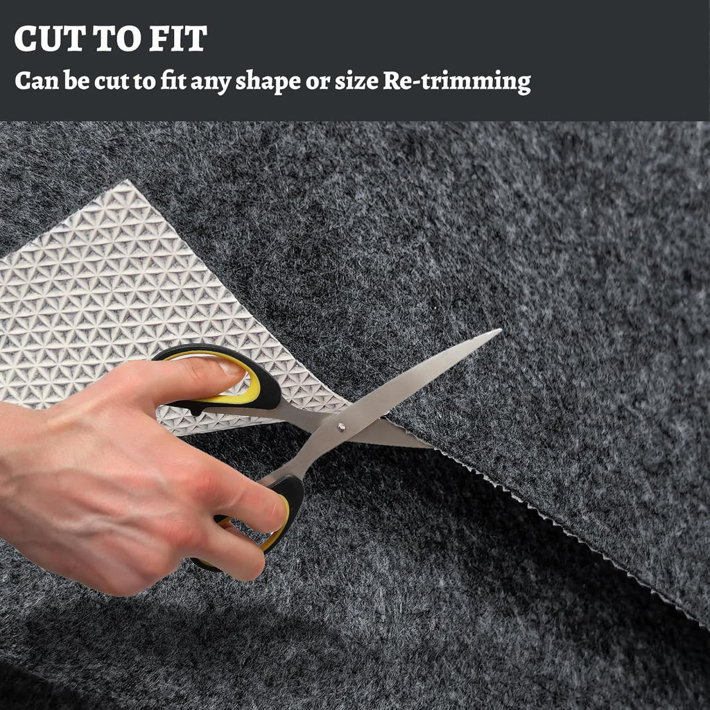 100% Waterproof Rug pad, 5x7 ft Area Rug Non-Slip Rug Pads, Carpet Pads for All Floors and finishes, Felt pad - Set of 35