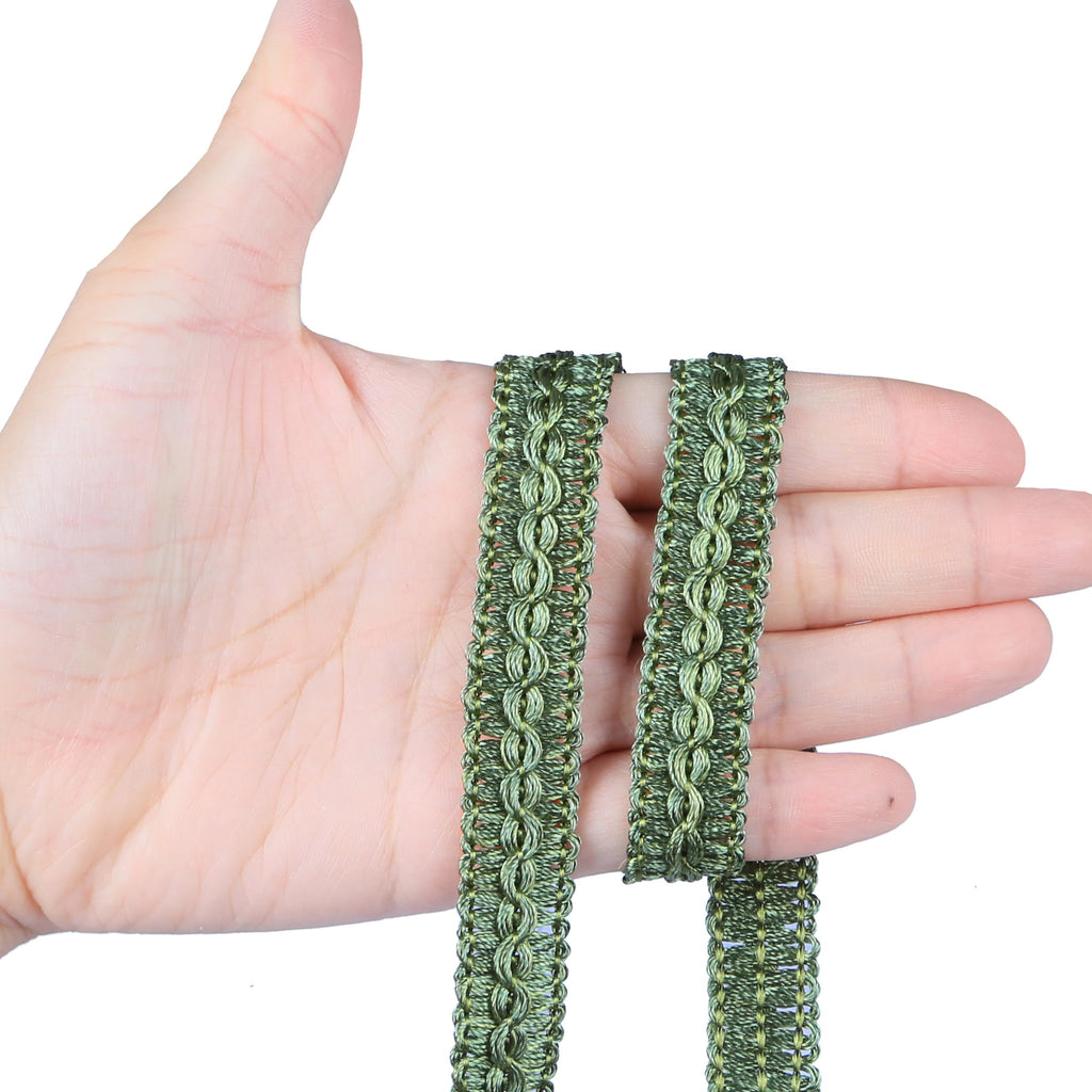 Gimp Braid Trim Cord 1.6 cm/0.63 inch Wide, 10 Yard Fabric Trim