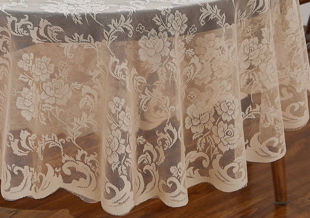90 Inch Round Wedding Tablecloth. MTC Linen Round 90