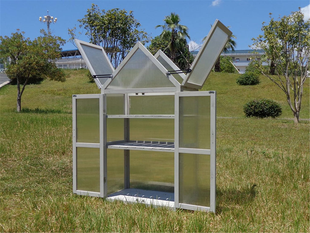 Mini Greenhouse Kit - Outdoor Plant Stand, Plant Stand Indoor, Green Houses for Outside, Indoor Garden & Patio
