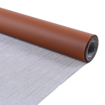 Car Upholstery Grade Replace Decorate Faux Leather by Yard (5Yard, Brown)