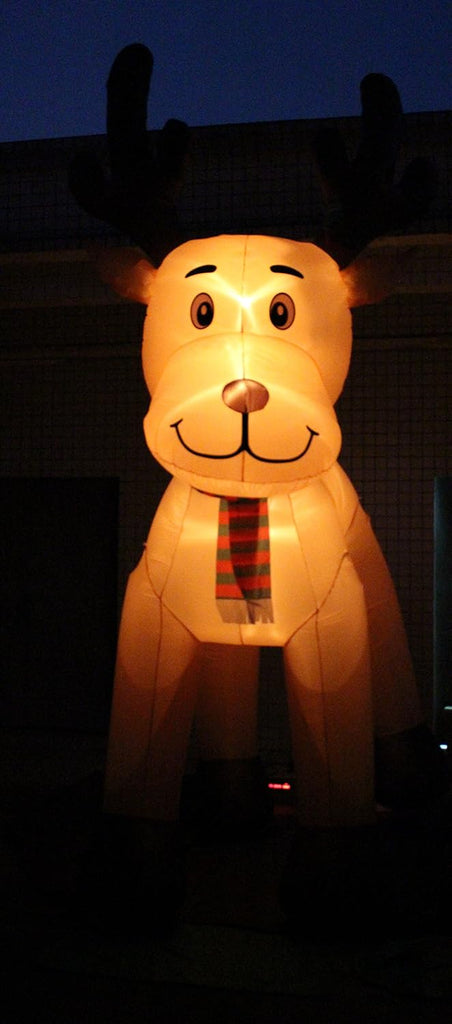 15 FT Tall Jumbo Christmas Inflatable Reindeer