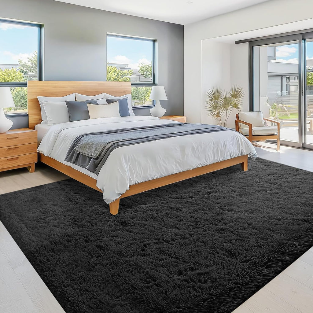 8x10 Area Rugs for Living Room: Fluffy Shag Soft Washable Rug Large Fuzzy Plush Indoor Carpet for Bedroom Nursery