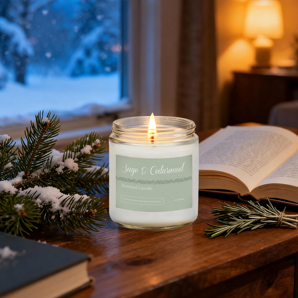 Scented Candles Gift Set for Women, 6-Pack Fall Soy Candles Decor