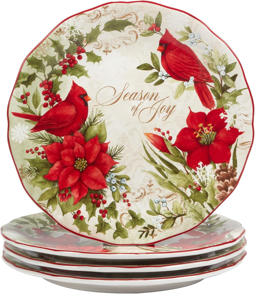 Winter's Medley 16 pc Dinnerware Set, Service for 4