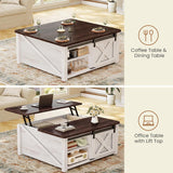 31.5" Lift Top Coffee Table with Storage, Square Coffee Tables