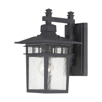 60/4953 Traditional One Light Outdoor Wall Mount from Cove Neck collection in Black finish