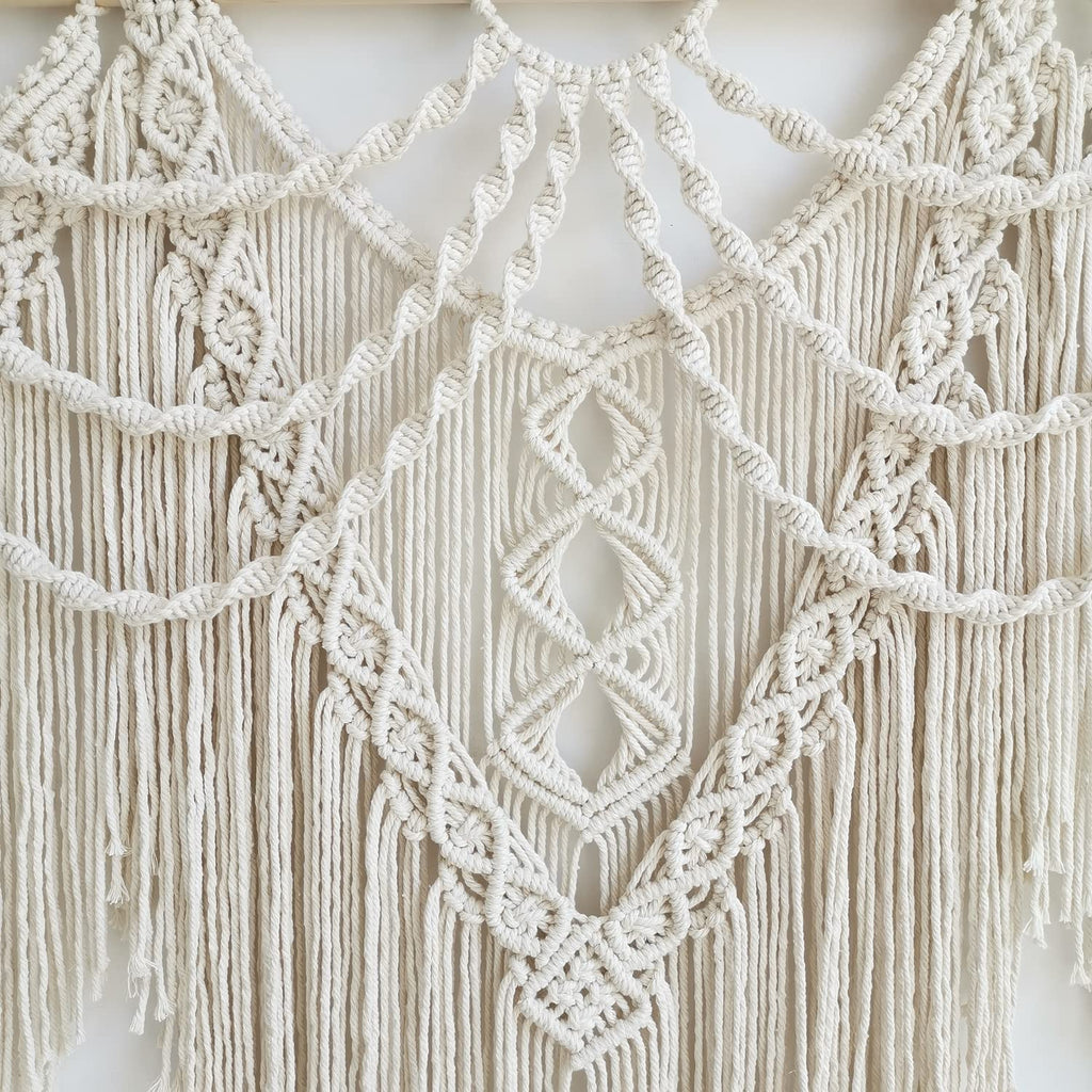 Large macrame wall hanging - Boho Tapestry Macrame Wall Decor Art- Chic Bohemian Woven Tapestry Home Decoration