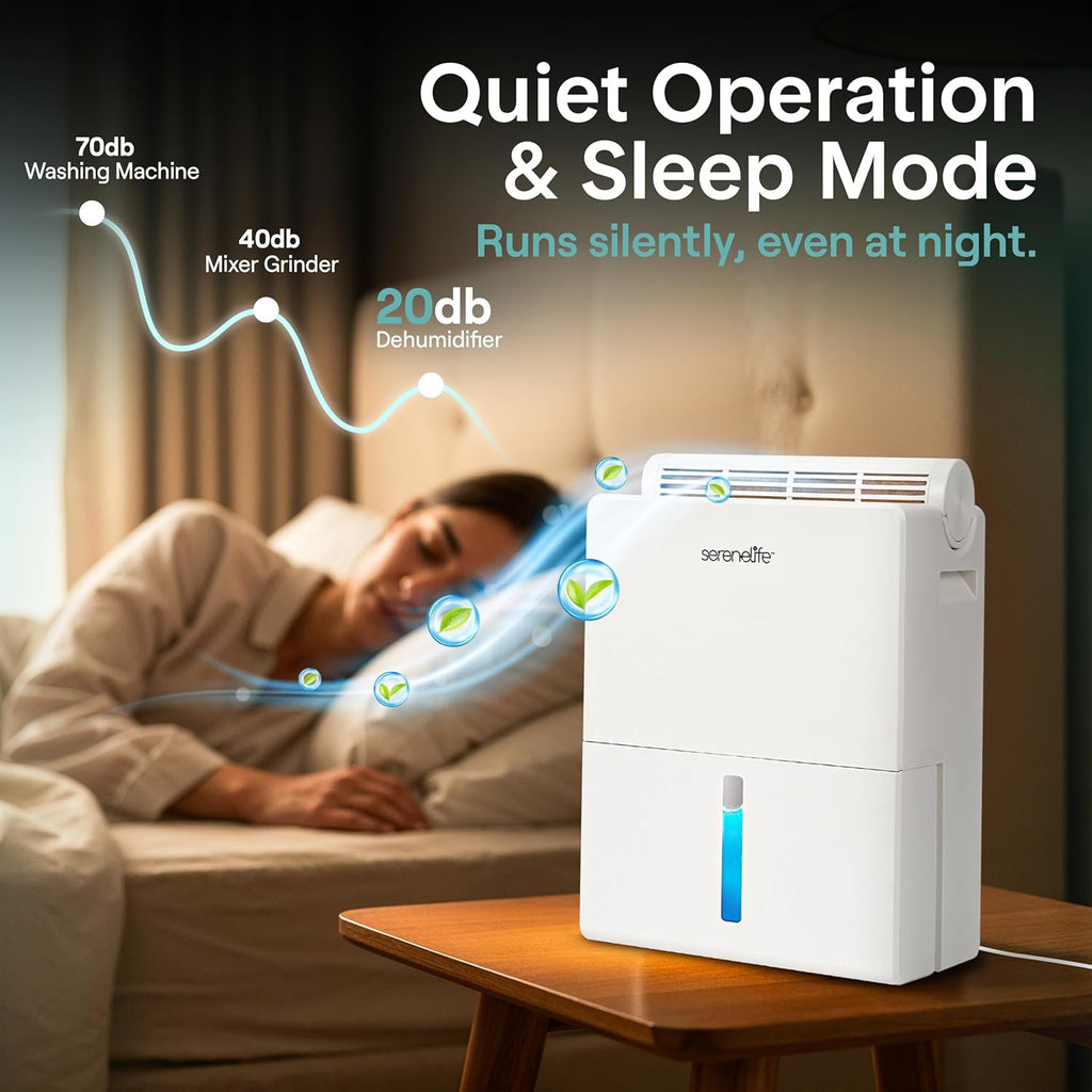 Dehumidifiers for Home, 91 Oz Quiet Dehumidifier for Bedroom, Bathroom, Basement with Removable Cylinder For Closet
