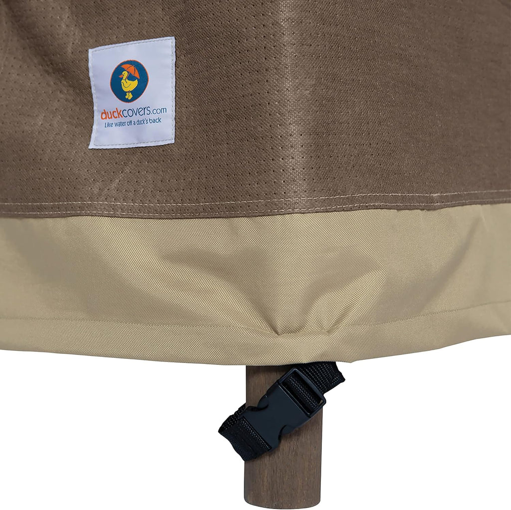 Elegant Water-Resistant 90 Inch Round Patio Table & Chair Set Cover, Outdoor Table and Chair Cover