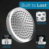 Shower Head - High Pressure Rain - Premium Quality Luxury Design