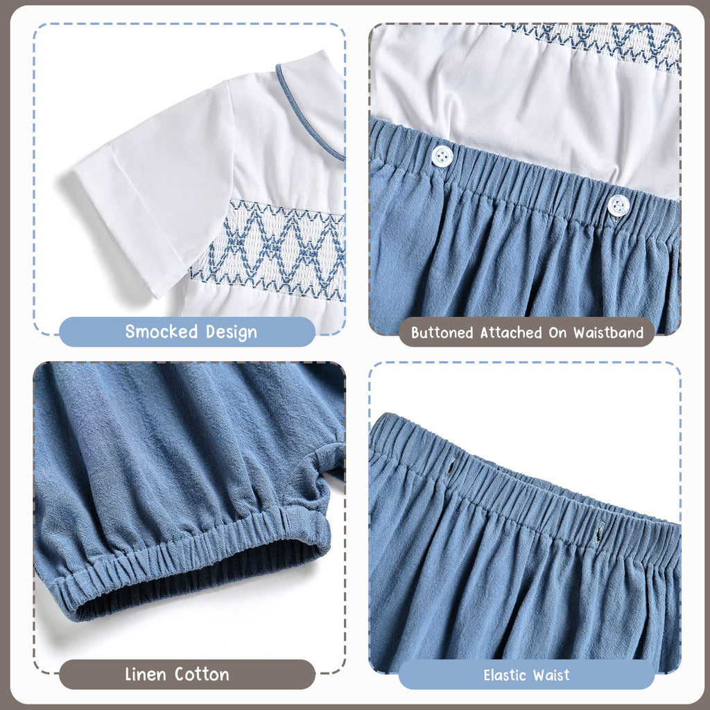 Boys Clothes Baby Boy Baptism Outfit Smocked Boys Outfits