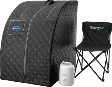 Durasage Lightweight Portable Personal Steam Sauna Spa for Relaxation at Home, 60 Minute Timer