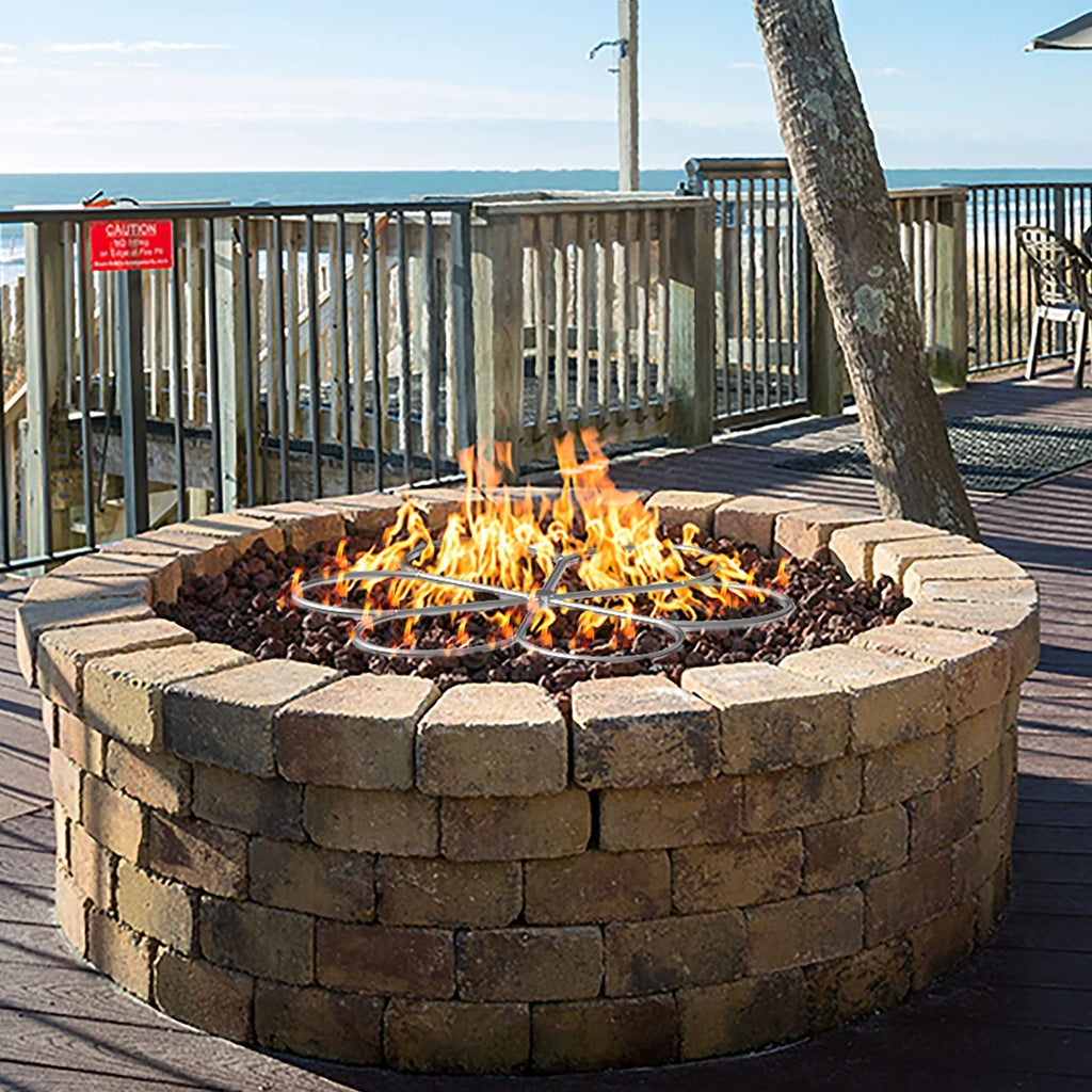 36-Inch Fire Pit Burner, 304 Stainless Steel