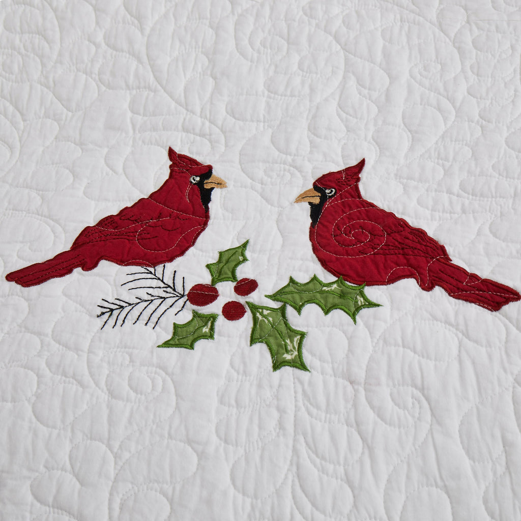 Christmas Quilt King Size Cotton Bedding Holiday Comforter Set