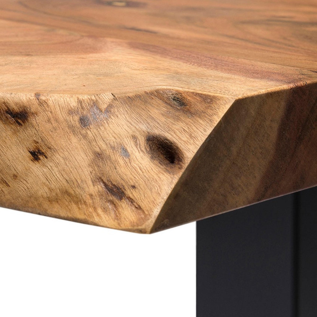 Alpine Live Edge Console Table, Natural, 48" x 16" x 30"