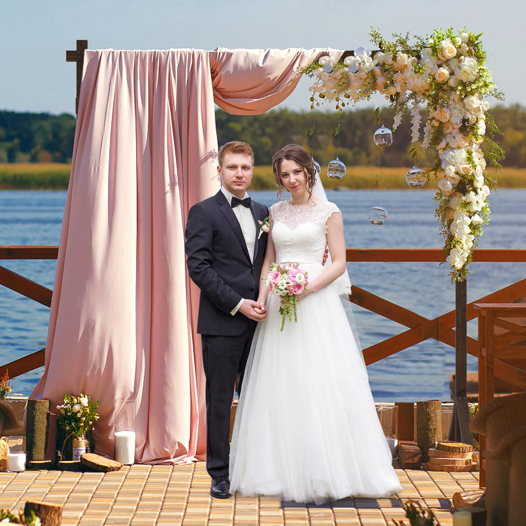 Wooden Wedding Arch Frame Square Wood 7.2ft