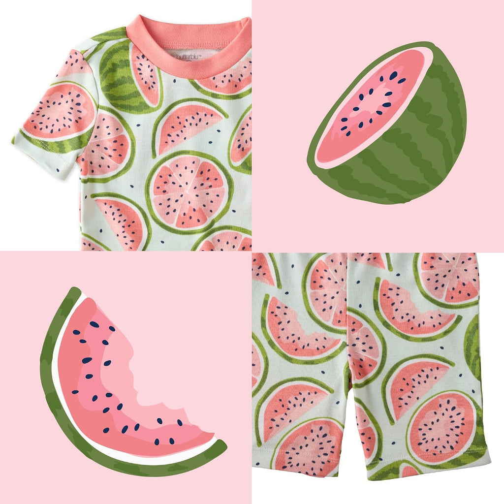 Shade Snug-fit Piece Short Sleeve PJs 100% Organic Cotton