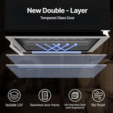 24 Inch Beverage Refrigerator - 180 Can Beverage Fridge with 34°-54°F