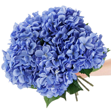 5Pcs Blue Faux 21" Realistic for Centerpieces