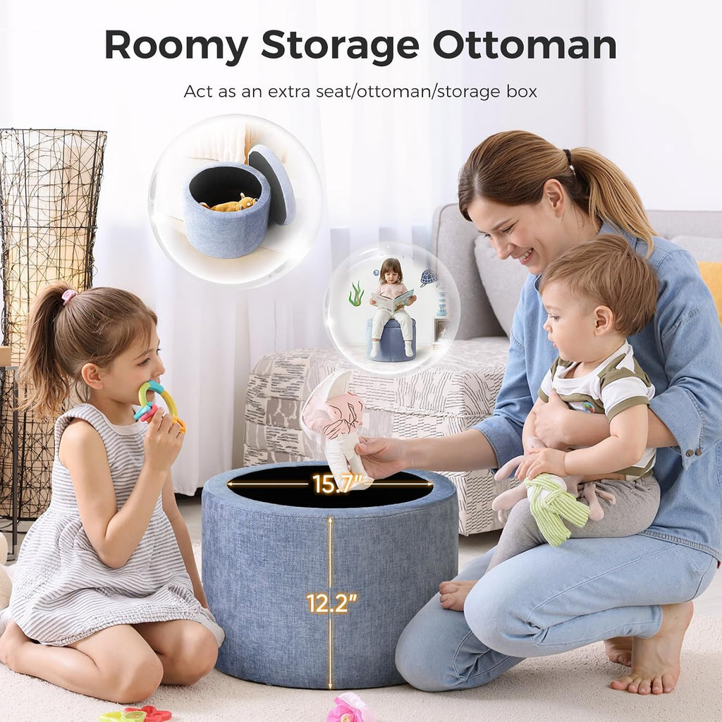 Power Nursery Rocking Chairs with Ottoman: 270° Swivel Rocker Recliner with Waist Pillow & USB Charging Port, Ultra