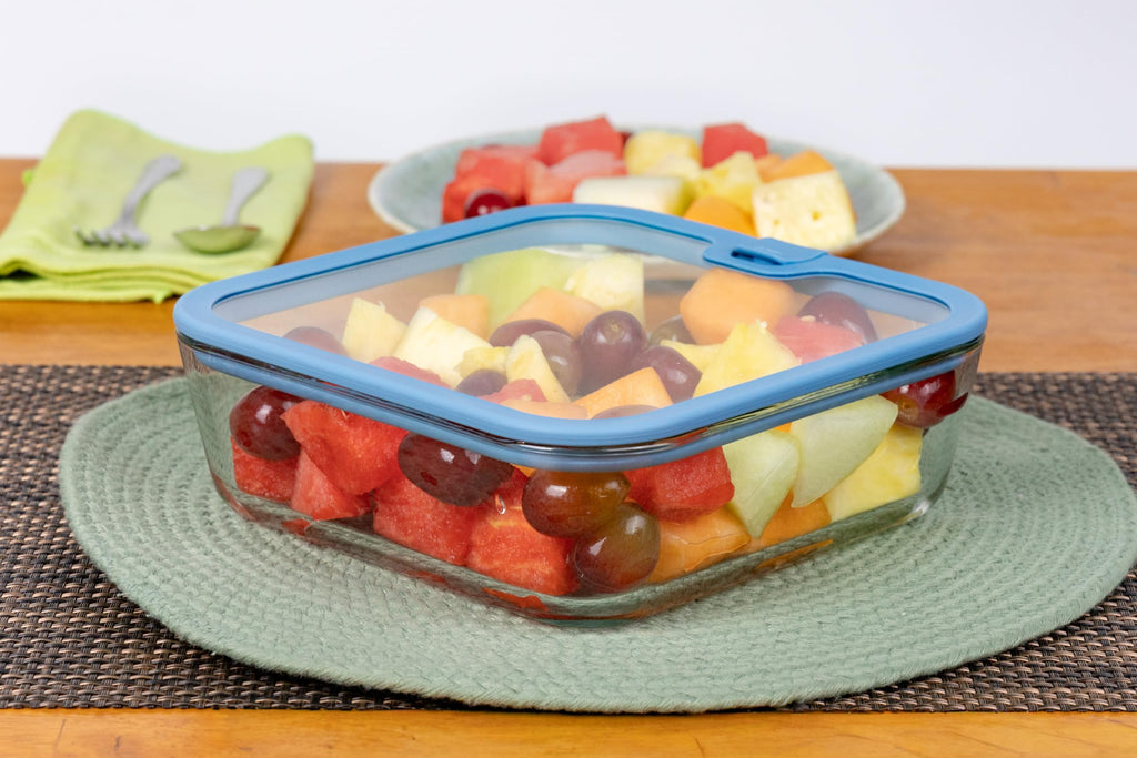 8x8 Baking Dish GLASS LID Square Casserole Bakeware Pan Set Containers