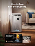 Portable Air Conditioner 515S, 12000 BTU ASHRAE (8000 BTU DOE) Smart AC Unitwith Drainage-free Cooling