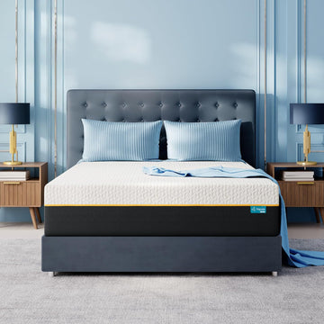 12 Inch Queen Mattress, Cooling Gel Memory Foam Mattress in a Box | Queen Size Mattress for Kids and Couple, Motion