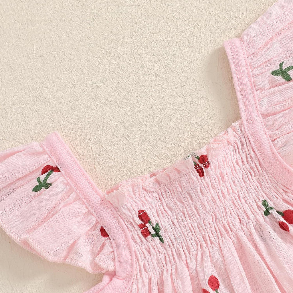 Newborn Baby Girl Clothes Summer Ruffle Tops Floral Bloomers Cute Shorts Set 0 3 6 12 18 Girl Outfits