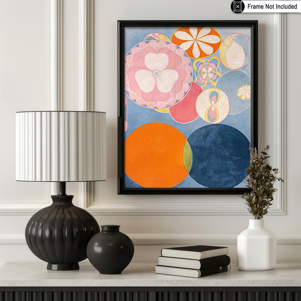 Master Vintage Hilma Af Klimt Poster - The Ten Largest Print - No 2 Childhood Art - Flower Art - Gift for Him & Her