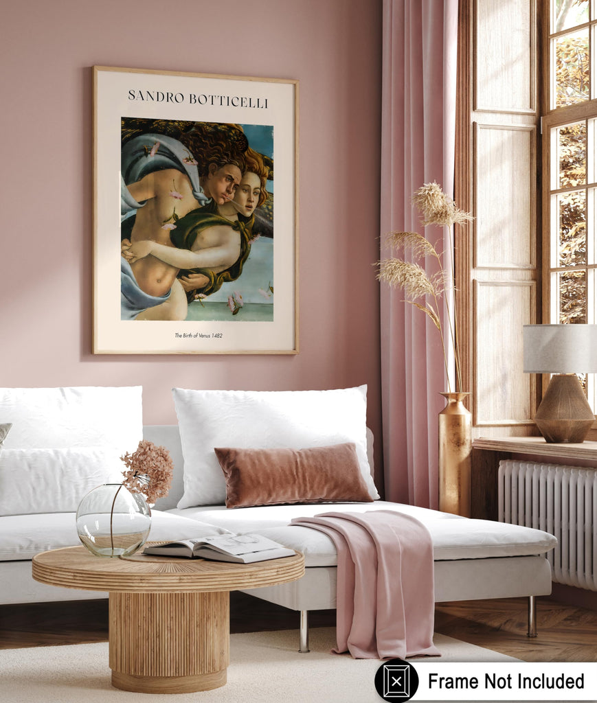 Master The Birth Of Venus Poster - Portrait Print - Mythology Art - Sandro Botticelli Design - Goddess Love Print