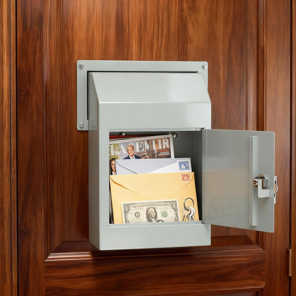 Door Drop Box for Mail, Rent, Deposit, and Night Key