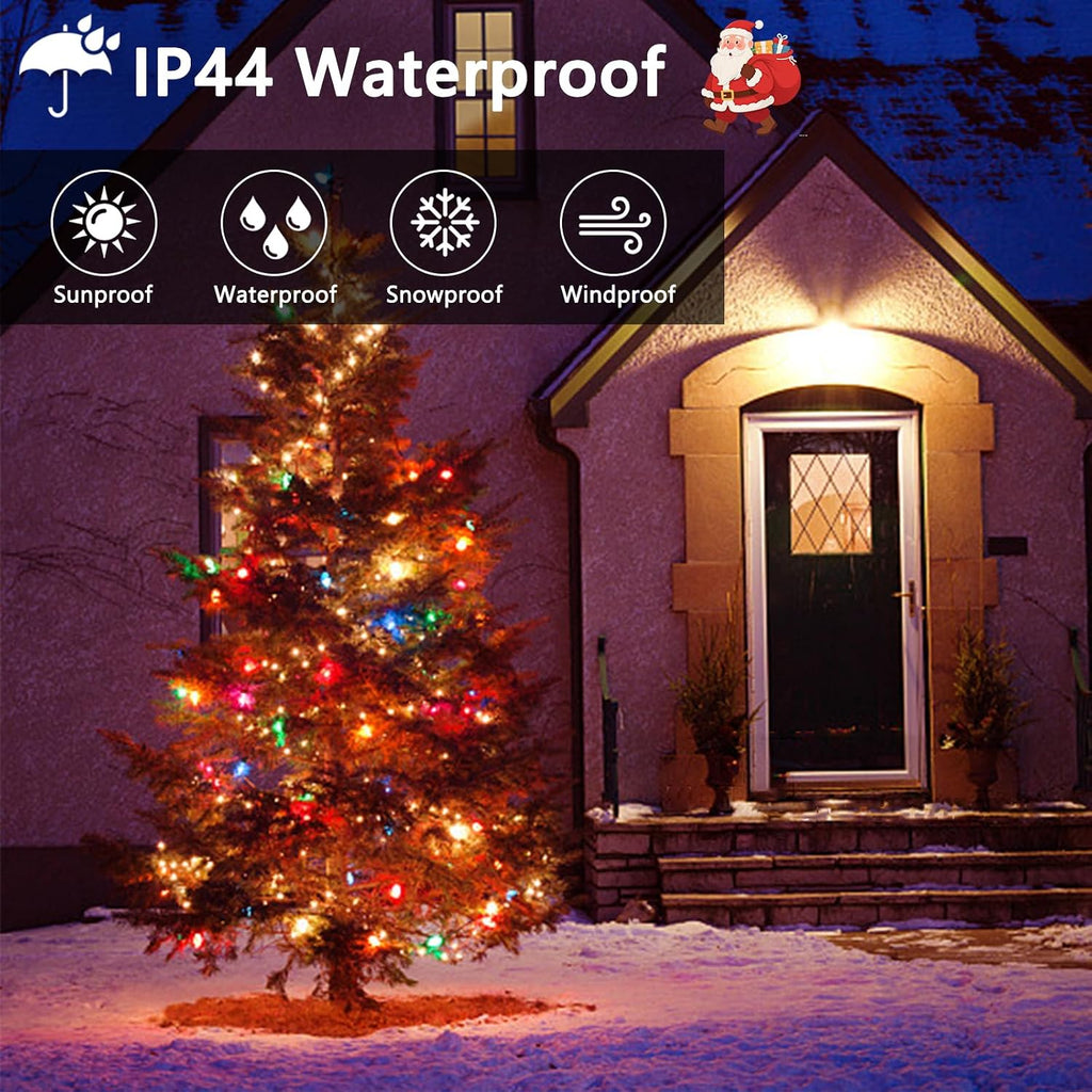 50FT 1000LED Cluster Christmas Lights with Remote, Multicolor