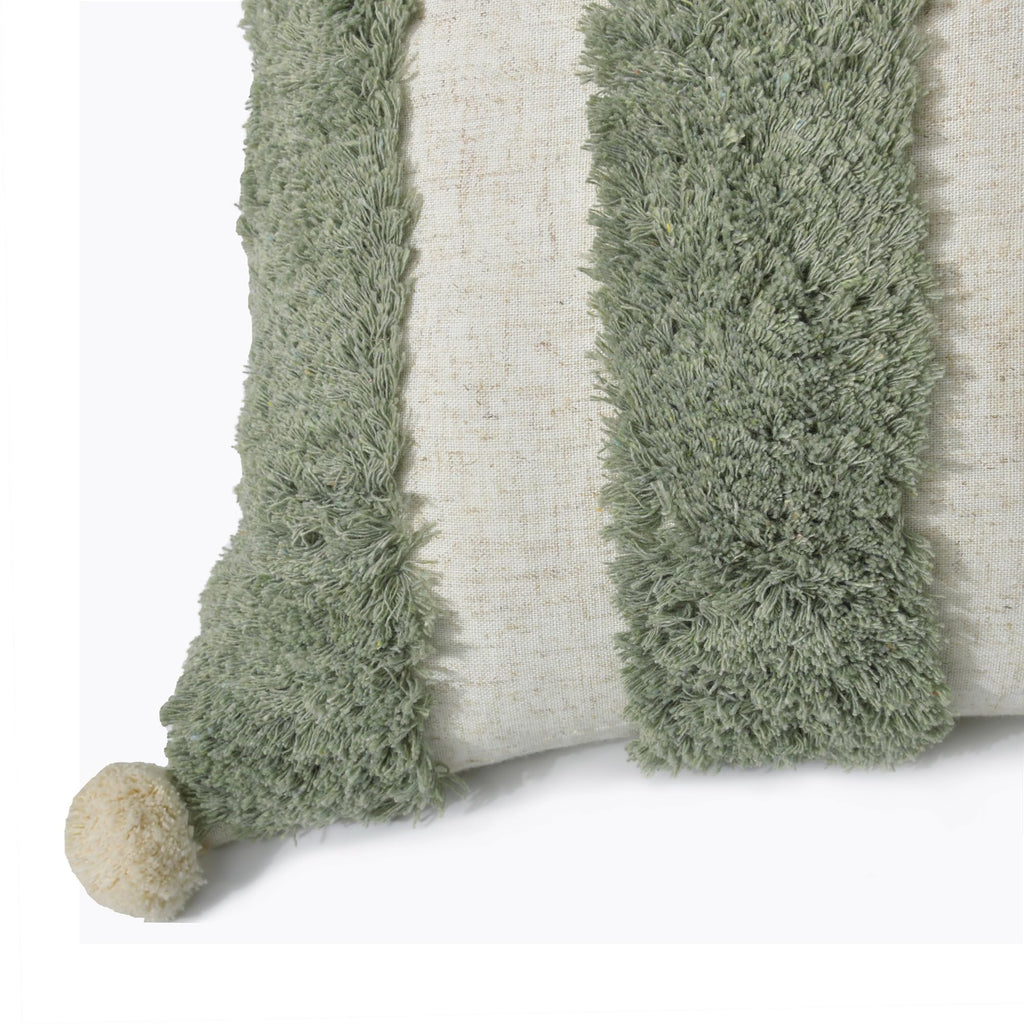 Boho Throw Pillow Covers 18x18 Tufted Home Decorations Olive