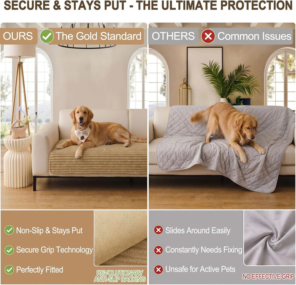 Waterproof Couch Cover for Dogs, Non-Slip Pet Sofa Covers Washable