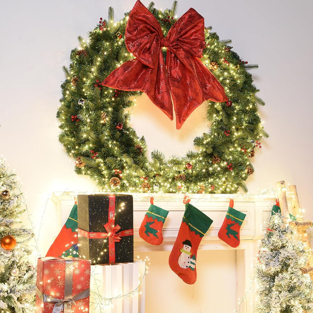 2000Led Fairy Lights 130Ft Christmas Lights with Remote & Timer