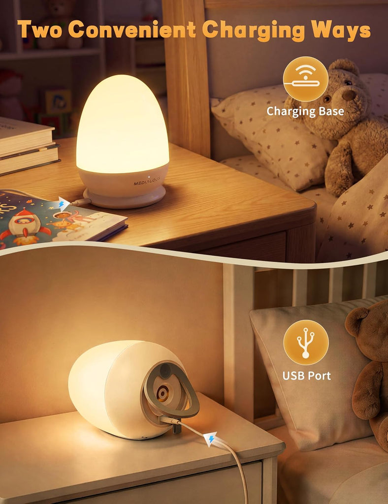 Night Lights for Kids Room Egg Light