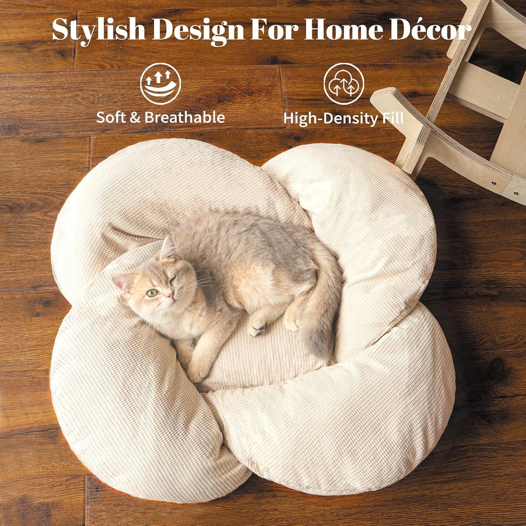 Elevated Cat Bed for Indoor Cats Couch Sofa Flower